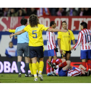 Barcelona 2008-2010 Puyol #5 Awaykit Nameset Printing
