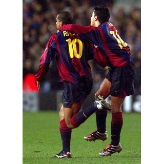 Barcelona 2000-2001 Rivaldo #10 Homekit Nameset Printing