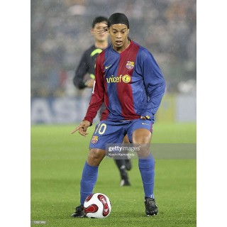 Barcelona 2006-2007 Ronaldinho #10 Champions League Homekit Nameset Printing