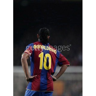 Barcelona 2007-2008 Ronaldinho #10 Homekit Nameset Printing