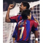 Barcelona 2001-2002 Saviola #9 Homekit Nameset Printing