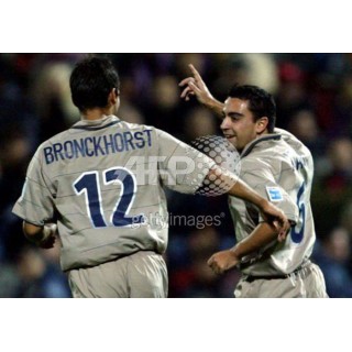 Barcelona 2002-2004 Xavi #6 Awaykit Nameset Printing