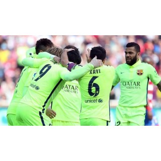 Barcelona 2014-2015 Xavi #6 Away/3rd Awaykit Nameset Printing