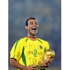 Brazil 2002 Cafu #2 World Cup Homekit Nameset Printing 