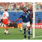 Brazil 1994 Romario #11 World Cup Awaykit Nameset Printing 