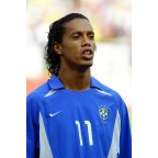 Brazil 2002 Ronaldinho #11 World Cup Awaykit Nameset Printing 