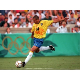 Brazil 1994 Ronaldinho #18 World Cup Homekit Nameset Printing 
