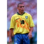 Brazil 1994 Ronaldinho #18 World Cup Homekit Nameset Printing 