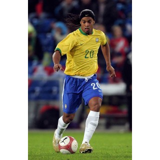 Brazil 2006 Ronaldinho #20 World Cup Awaykit Nameset Printing 