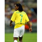 Brazil 2002 Ronaldinho #7 World Cup Awaykit Nameset Printing 