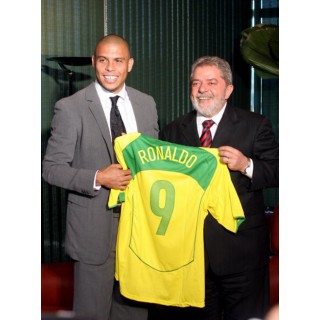 Brazil 2004 Ronaldo #9 Homekit Nameset Printing 