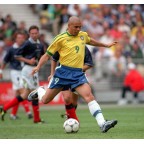 Brazil 1998 Ronaldo #9 World Cup Homekit Nameset Printing 
