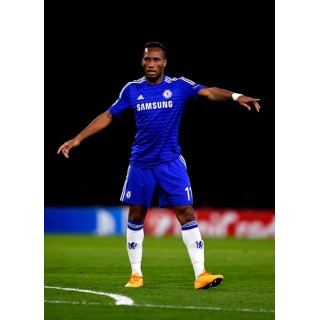 Chelsea 2013-2015 Drogba #11 Champions League Homekit Nameset Printing 