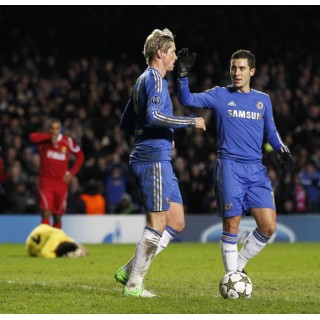 Chelsea 2012-2013 Hazard #17 Champions League Homekit Nameset Printing 