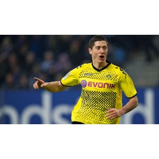 Dortmund 2011-2012 Lewandowski #9 Homekit Nameset Printing
