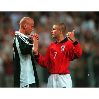 England 2000 Beckham #7 EURO Awaykit Nameset Printing 
