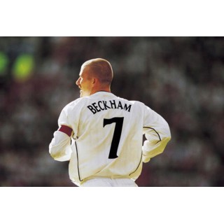 England 2002 Beckham #7 World Cup Homekit Nameset Printing 