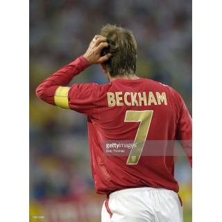 England 2006-2008 Beckham #7 Awaykit Nameset Printing