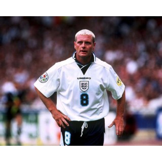 England 1996 Gascoigne #8 EURO Homekit Nameset Printing 
