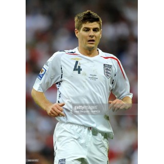 England 2007-2009 Gerrard #4 Homekit Nameset Printing