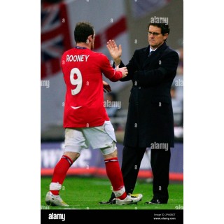 England 2008-2010 Rooney #9 Awaykit Nameset Printing