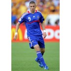 France 2008 Benzema #9 EURO Cup Homekit Nameset Printing 
