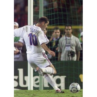 France 2000 Zidane #10 EURO Cup Awaykit Nameset Printing 