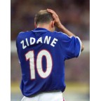 France 2000 Zidane #10 EURO Cup Homekit Nameset Printing 
