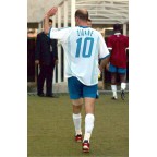 France 2004 Zidane #10 EURO Cup Awaykit Nameset Printing 