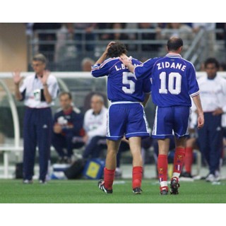 France 1998 Zidane #10 World Cup Homekit Nameset Printing 