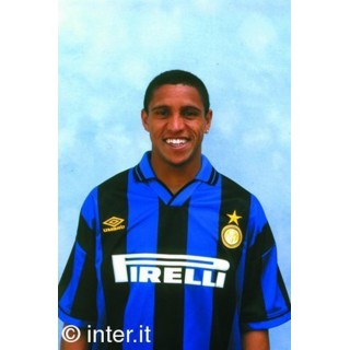 Inter Milan 1995-1996 Roberto Carlos #6 Awaykit Nameset Printing