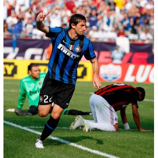 Inter Milan 2009-2011 Milito #22 Homekit Nameset Printing