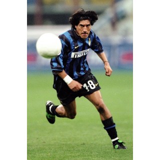 Inter Milan 1999-2000 Zamorano #18 Homekit Nameset Printing