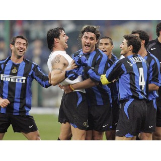 Inter Milan 2004-2006 J.Zanetti #4 Homekit Nameset Printing