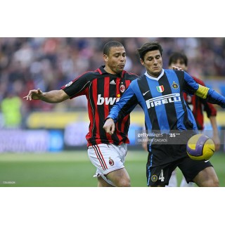Inter Milan 2006-2007 J.Zanetti #4 Homekit Nameset Printing