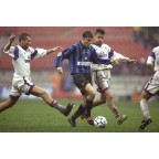 Inter Milan 1996-1997 J.Zanetti #4 Homekit Nameset Printing