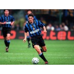 Inter Milan 1996-1997 J.Zanetti #4 Homekit Nameset Printing