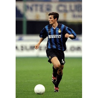 Inter Milan 1999-2000 J.Zanetti #4 Homekit  Nameset Printing