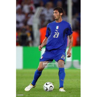 Italy 2006 Materazzi #23 World Cup Homekit Nameset Printing