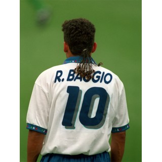 Italy 1994 Baggio #10 World Cup Awaykit Nameset Printing 