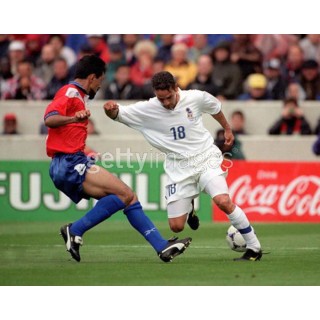 Italy 1998 Baggio #18 World Cup Awaykit Nameset Printing 