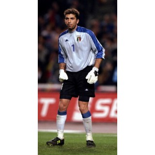 Italy 2000 Buffon #1 EURO Awaykit Nameset Printing 