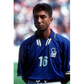 Italy 1996 Di Matteo #16 EURO Awaykit Nameset Printing 