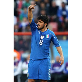 Italy 2010 Gattuso #8 World Cup Homekit Nameset Printing 