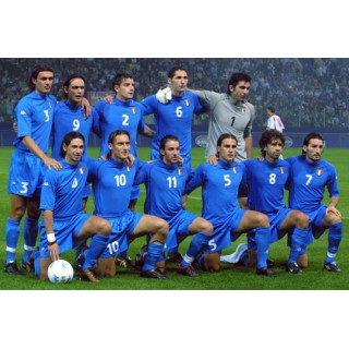 Italy 2000 Inzaghi #9 EURO Awaykit Nameset Printing 
