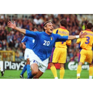 Italy 2000 Totti #20 EURO Homekit Nameset Printing 
