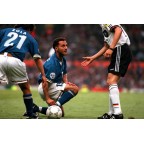 Italy 1996 Zola #21 EURO Awaykit Nameset Printing 