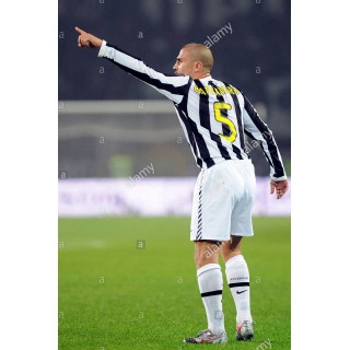 Juventus 2008-2010 Cannavaro #5 Homekit Nameset Printing