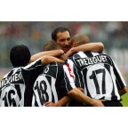 Juventus 2002-2003 Trezeguet #17 Homekit Nameset Printing 