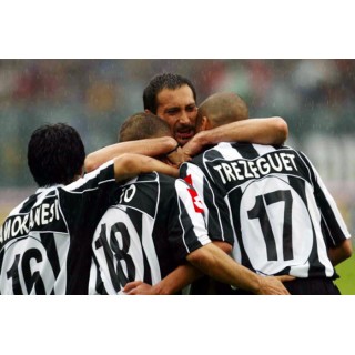 Juventus 2002-2003 Trezeguet #17 Homekit Nameset Printing 